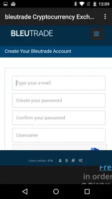 bleutrade android App screenshot 5
